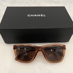 New Chanel Sunglasses Tinted Brown